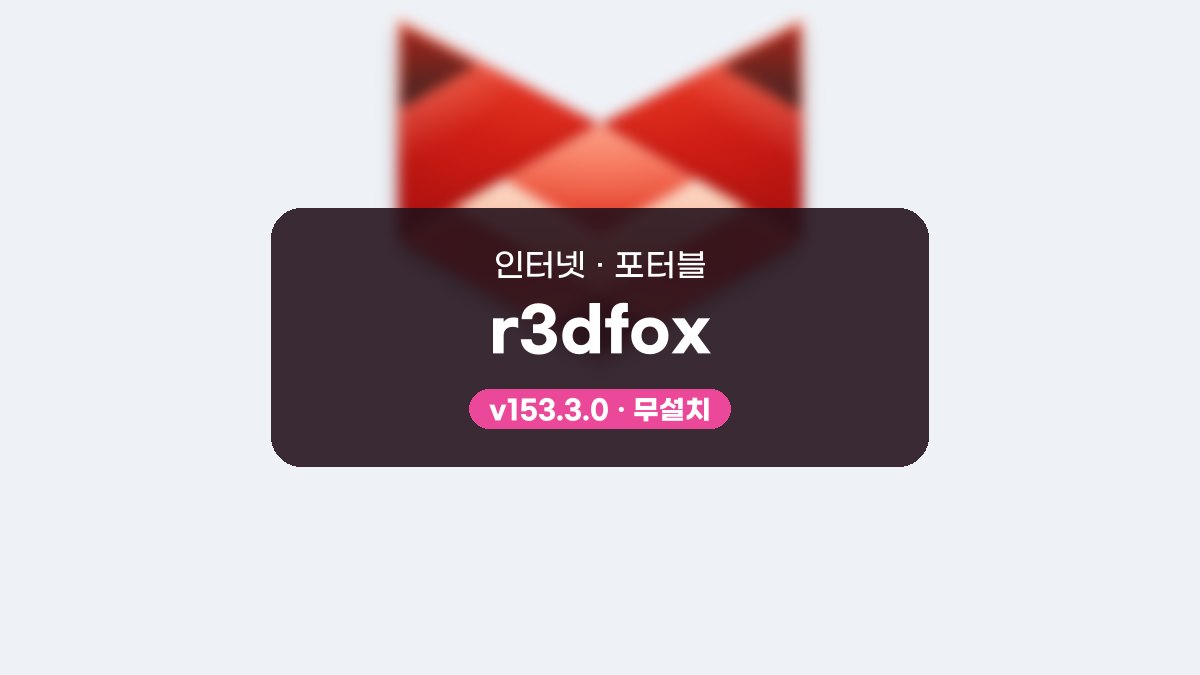 r3dfox 다운로드, 윈도우 7에서 테마 바꾸고 확장 담아 쓰는 법 r3dfox 153.3.0 포터블 미리보기