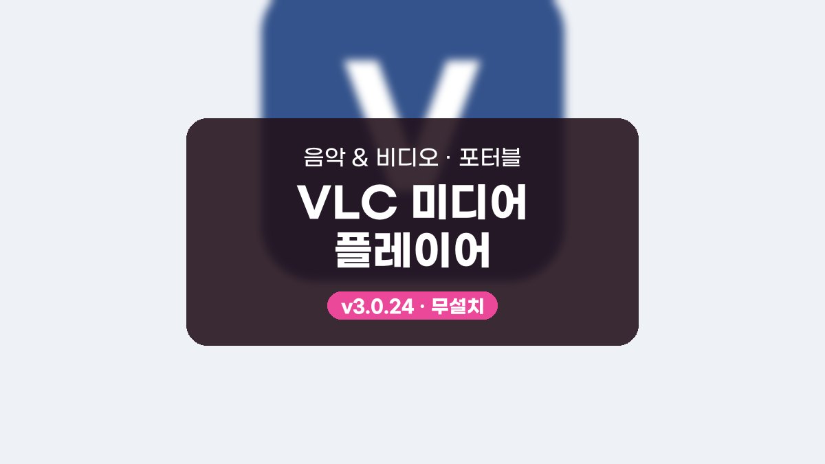 VLC Media Player 다운로드, 녹화와 변환까지 해 보는 활용 예시 VLC 미디어 플레이어 3.0.24 포터블 미리보기