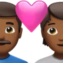 Couple With Heart: Man, Person, Medium-Dark Skin Tone