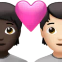 마음을 가진 커플 : 사람, 사람, 어두운 피부 톤, 밝은 피부 톤