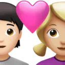 Couple With Heart: Person, Woman, Light Skin Tone, Medium-Light Skin Tone