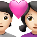 Couple With Heart: Person, Woman, Light Skin Tone