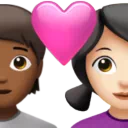 Couple With Heart: Person, Woman, Medium-Dark Skin Tone, Light Skin Tone