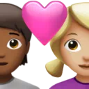 Couple With Heart: Person, Woman, Medium-Dark Skin Tone, Medium-Light Skin Tone