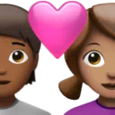 Couple With Heart: Person, Woman, Medium-Dark Skin Tone, Medium Skin Tone
