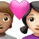 Couple With Heart: Person, Woman, Medium Skin Tone, Light Skin Tone