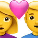 Couple with Heart: Woman, Man