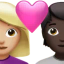 Couple With Heart: Woman, Person, Medium-Light Skin Tone, Dark Skin Tone