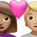 Couple With Heart: Woman, Person, Medium Skin Tone, Medium-Light Skin Tone