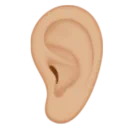 Ear: Medium-Light Skin Tone
