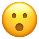 입을 벌리고 있는 얼굴