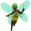 Fairy: Dark Skin Tone