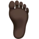 Foot: Dark Skin Tone