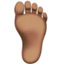 Foot: Medium Skin Tone