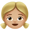 Girl: Medium-Light Skin Tone