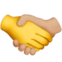 Handshake: No Skin Tone, Medium-Light Skin Tone