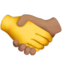 Handshake: No Skin Tone, Medium Skin Tone