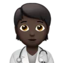 Health Worker: Dark Skin Tone