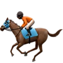 Horse Racing: Dark Skin Tone