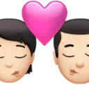Kiss: Person, Man, Light Skin Tone