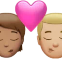 Kiss: Person, Man, Medium Skin Tone, Medium-Light Skin Tone