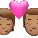 Kiss: Person, Man, Medium Skin Tone