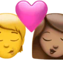 Kiss: Person, Woman, No Skin Tone, Medium Skin Tone