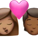 Kiss: Woman, Person, Medium Skin Tone, Medium-Dark Skin Tone