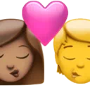 Kiss: Woman, Person, Medium Skin Tone, No Skin Tone