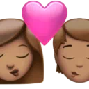 Kiss: Woman, Person, Medium Skin Tone