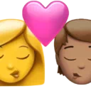 Kiss: Woman, Person, No Skin Tone, Medium Skin Tone