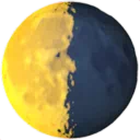 Last Quarter Moon Symbol