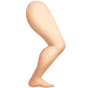 Leg: Light Skin Tone