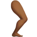 Leg: Medium-Dark Skin Tone