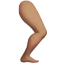 Leg: Medium Skin Tone