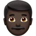Man: Dark Skin Tone