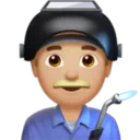 Man Factory Worker: Medium-Light Skin Tone