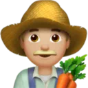 Man Farmer: Medium-Light Skin Tone