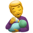 Man Feeding Baby