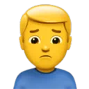 Man Frowning