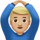 Man Gesturing OK: Medium-Light Skin Tone