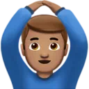 Man Gesturing OK: Medium Skin Tone