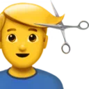 Man Getting Haircut