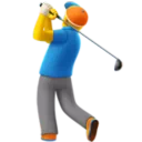 Man Golfing