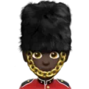 Man Guard: Dark Skin Tone