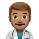 Man Health Worker: Medium Skin Tone