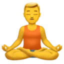 Man in Lotus Position