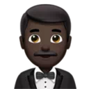 Man in Tuxedo: Dark Skin Tone