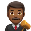 Man Judge: Medium-Dark Skin Tone