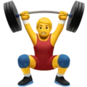 Man Lifting Weights